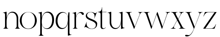 Vastea Serif Regular Font LOWERCASE