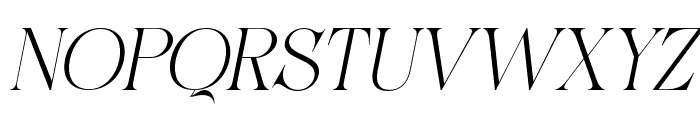 VasteaSerif-Italic Font UPPERCASE