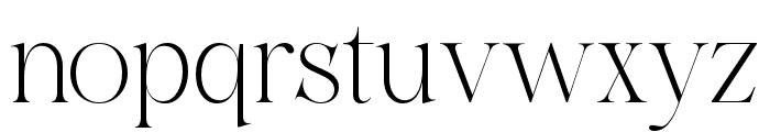 VasteaSerif-Regular Font LOWERCASE