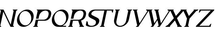 Vatamora Italic Font UPPERCASE