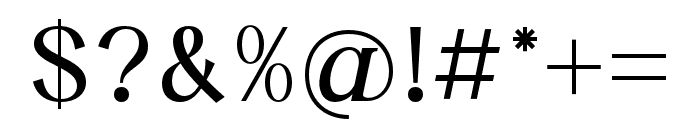 VatenidBimp-Regular Font OTHER CHARS