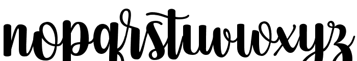Vebita-Regular Font LOWERCASE