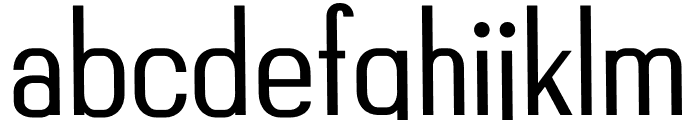  Vector regular Font LOWERCASE