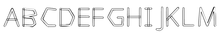 Vectra Regular Font UPPERCASE