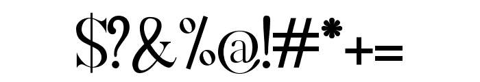 Vegawanty-Regular Font OTHER CHARS