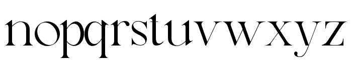 Vegawanty-Regular Font LOWERCASE