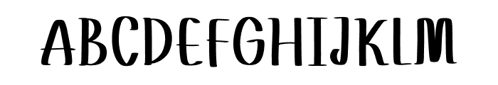 VeggieSouffle Font UPPERCASE