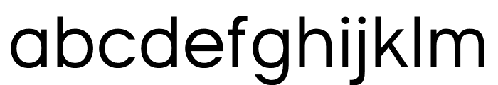 Vegment Regular Font LOWERCASE