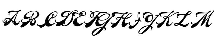 Veinline Alternate Handpainted Font UPPERCASE