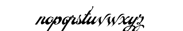 Veinline Alternate Handpainted Font LOWERCASE