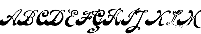 Veinline Regular Handpainted Font UPPERCASE