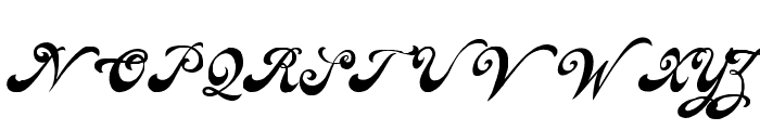 Veinline Regular Handpainted Font UPPERCASE