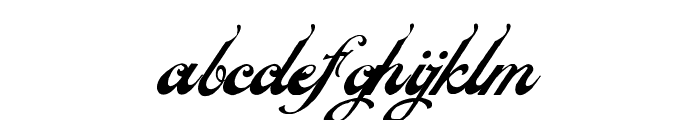 Veinline Regular Handpainted Font LOWERCASE