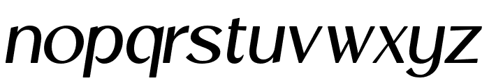 Veiran Italic Font LOWERCASE