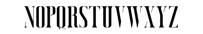 Velbina-Stencil Font UPPERCASE