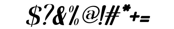 Veldapino Italic Font OTHER CHARS