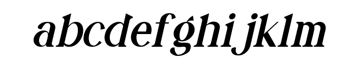 Veldapino Italic Font LOWERCASE
