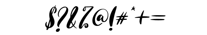 Velentmine Italic Font OTHER CHARS