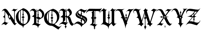 Velgravia Blackletter Font UPPERCASE