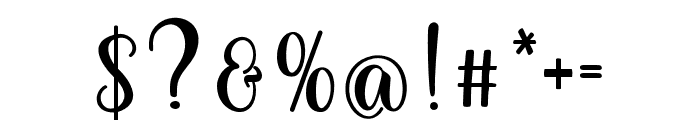 VelinettaCalligraphy Font OTHER CHARS