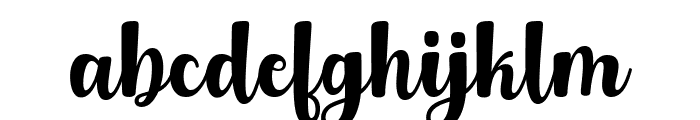 Velisha Font LOWERCASE