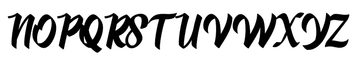 Velocitta Italic Font UPPERCASE