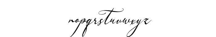 Velocity Romantica Italic Font LOWERCASE