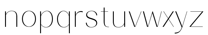 Velora Thin Font LOWERCASE