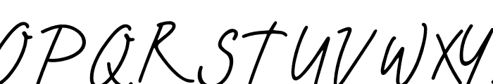 Velorea - Signature Font UPPERCASE