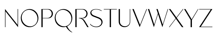 Velorina Extra Light Font UPPERCASE