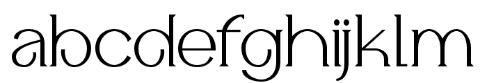 Veltica Light Font LOWERCASE