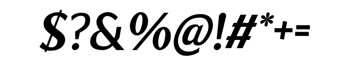 Velvetta Italic Font OTHER CHARS