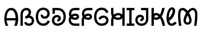 Vemoly Display Regular Font LOWERCASE
