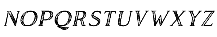 Vendeur-StampItalic Font UPPERCASE