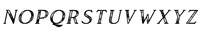 Vendeur-StampItalic Font LOWERCASE