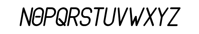 Venditum-BoldItalic Font LOWERCASE
