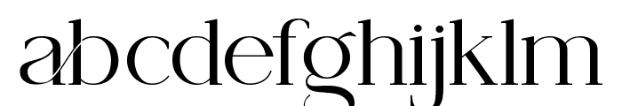 Vendya Font LOWERCASE