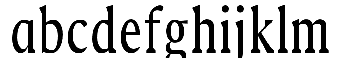 Vental regular Font LOWERCASE