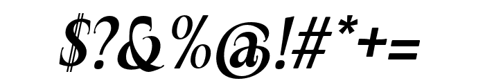 Ventella-Italic Font OTHER CHARS