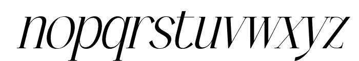 Venture Italic Font LOWERCASE