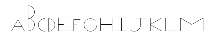 Venzel-light Font UPPERCASE