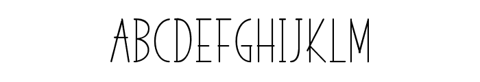 VeolaLight Font UPPERCASE