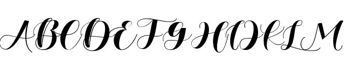 Verali-Regular Font UPPERCASE