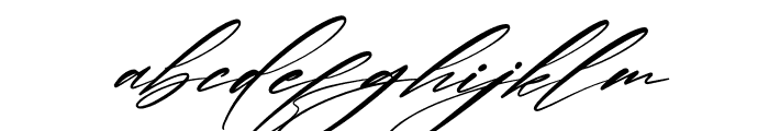 Verlitha Script Italic Font LOWERCASE