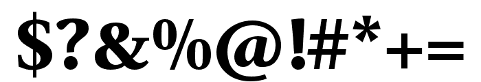 Vernacular Serif Black Font OTHER CHARS