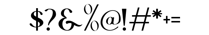 Verollina Classy Modern Regular Font OTHER CHARS
