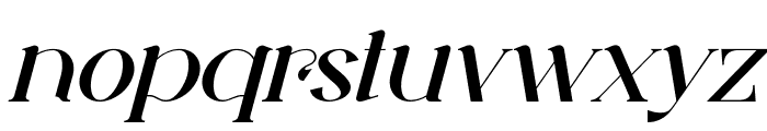 Veronique-Italic Font LOWERCASE
