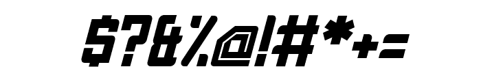 Versycaz-BoldItalic Font OTHER CHARS