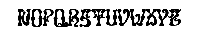 Vertistyle Waves Font LOWERCASE