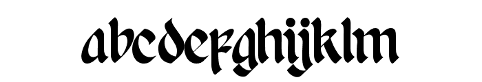 Vesgard-Regular Font LOWERCASE